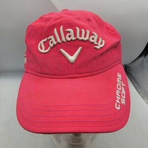 Callaway Chrome Soft XR Odyssey Big Bertha Womens Pink Hat Cap Athletic Outdoors